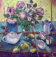 Summer Tea For Two 30x30 oil 1600