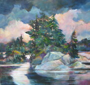 After the Storm: Stoney Lake, Acrylic 24x24