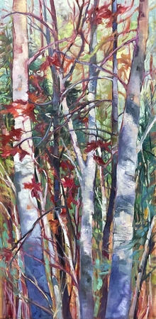 Tangled Woods 15x30 oil 950