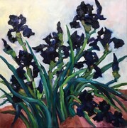Black Iris II (Van Gogh Series)