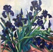 Black Iris (Van Gogh Series)