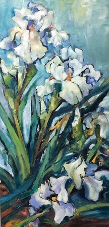Tangled Iris (Van Gogh Series)