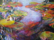 Lagoon Lilies, Acrylic, 30x40